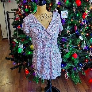 MOTHERHOOD MATERNITY SHORT SLEEVE TOP SZ LARGE  SUPER COMFY